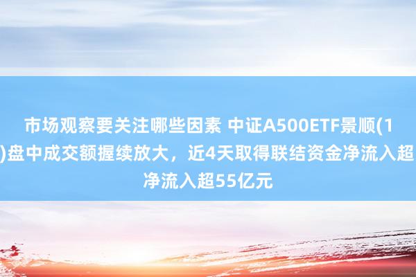 市场观察要关注哪些因素 中证A500ETF景顺(159353)盘中成交额握续放大，近4天取得联结资金净流入超55亿元