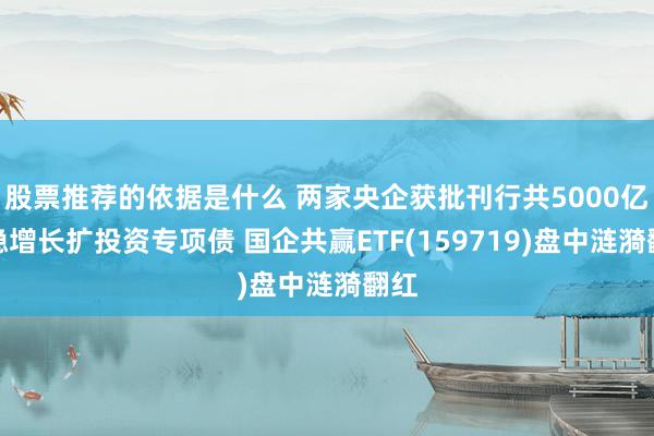 股票推荐的依据是什么 两家央企获批刊行共5000亿元稳增长扩投资专项债 国企共赢ETF(159719)盘中涟漪翻红